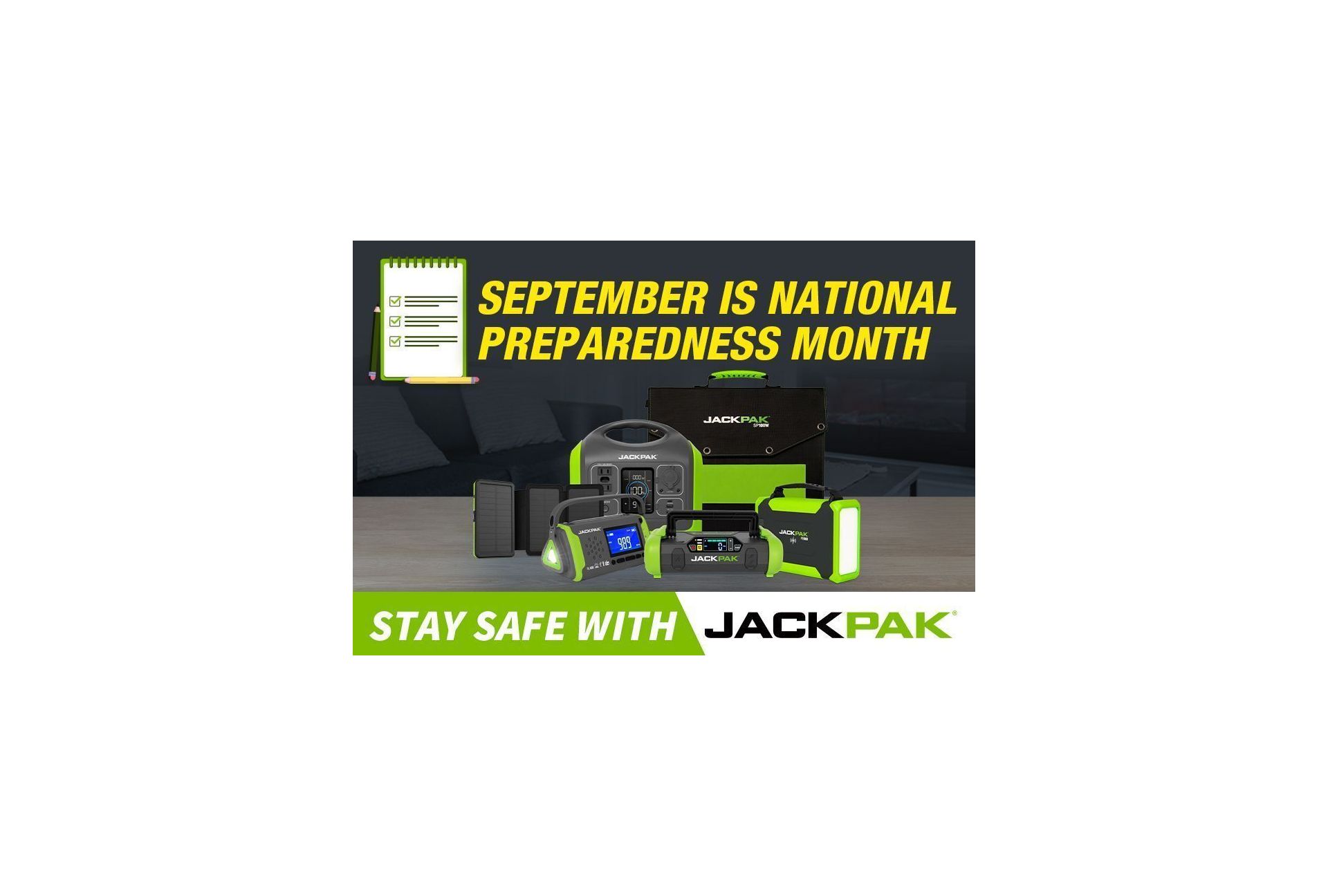 Charge Up for National Preparedness Month with JackPak!
