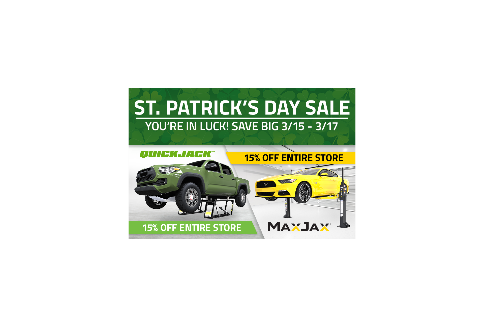 St. Patrick's Day Savings are Almost Here!