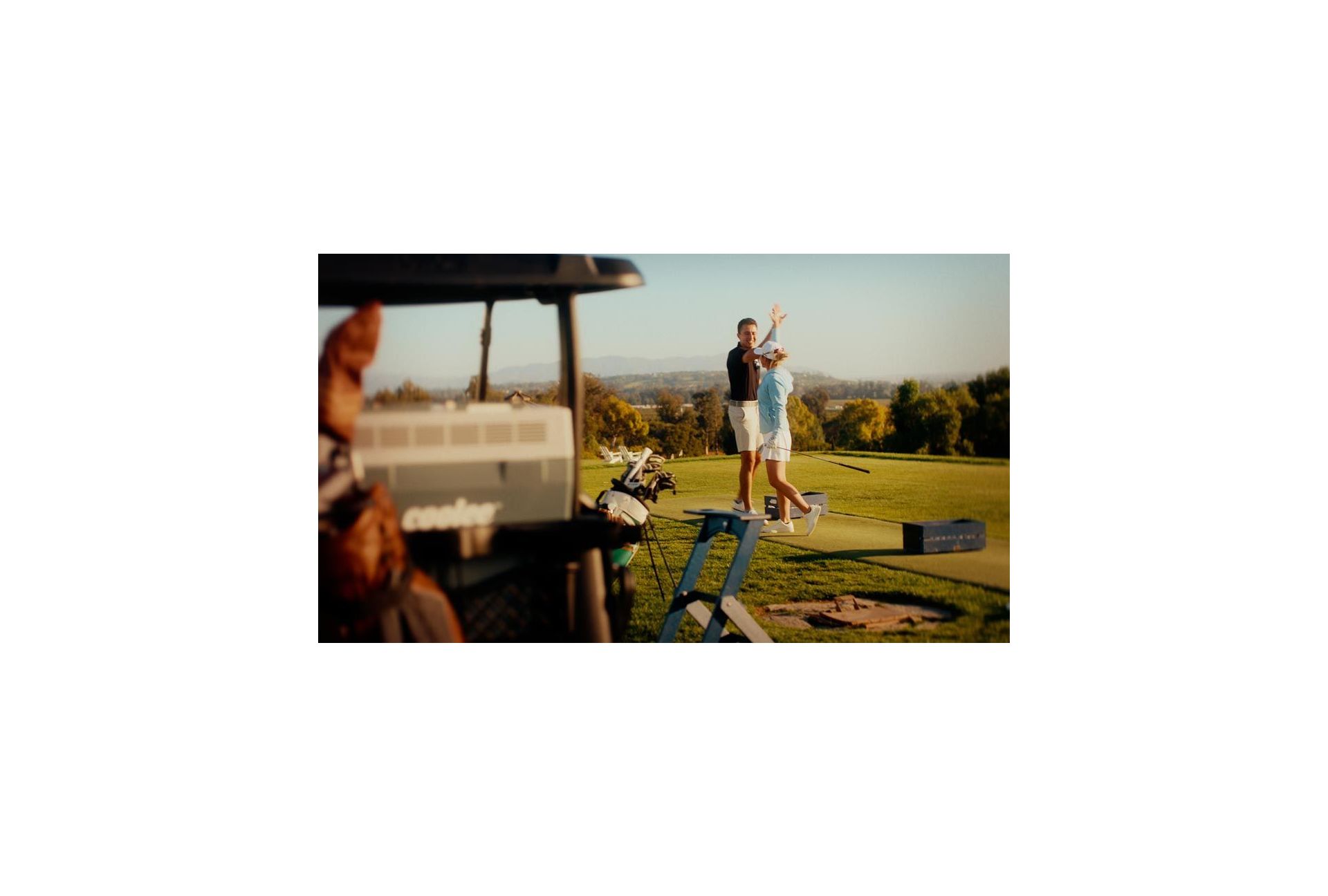 The Coolee Tour LX helps golfers stay cool and comfortable so they can focus on enjoying every round.
