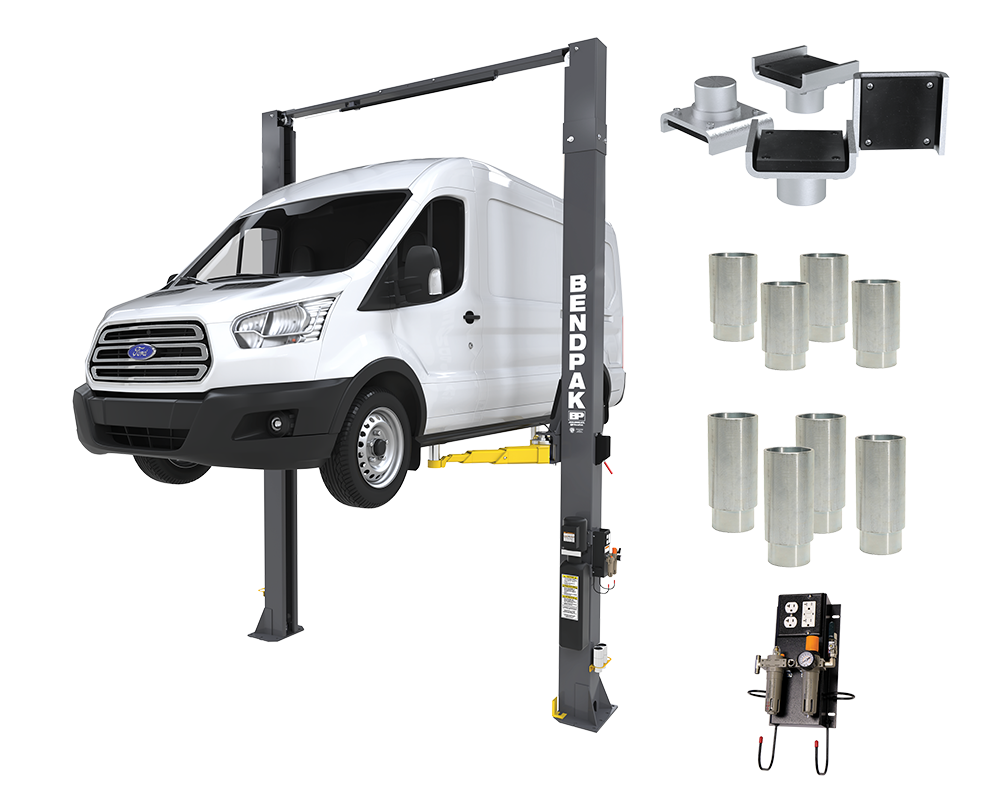 10APX-181 Pro Series Two Post Lift with Accessories - BendPak