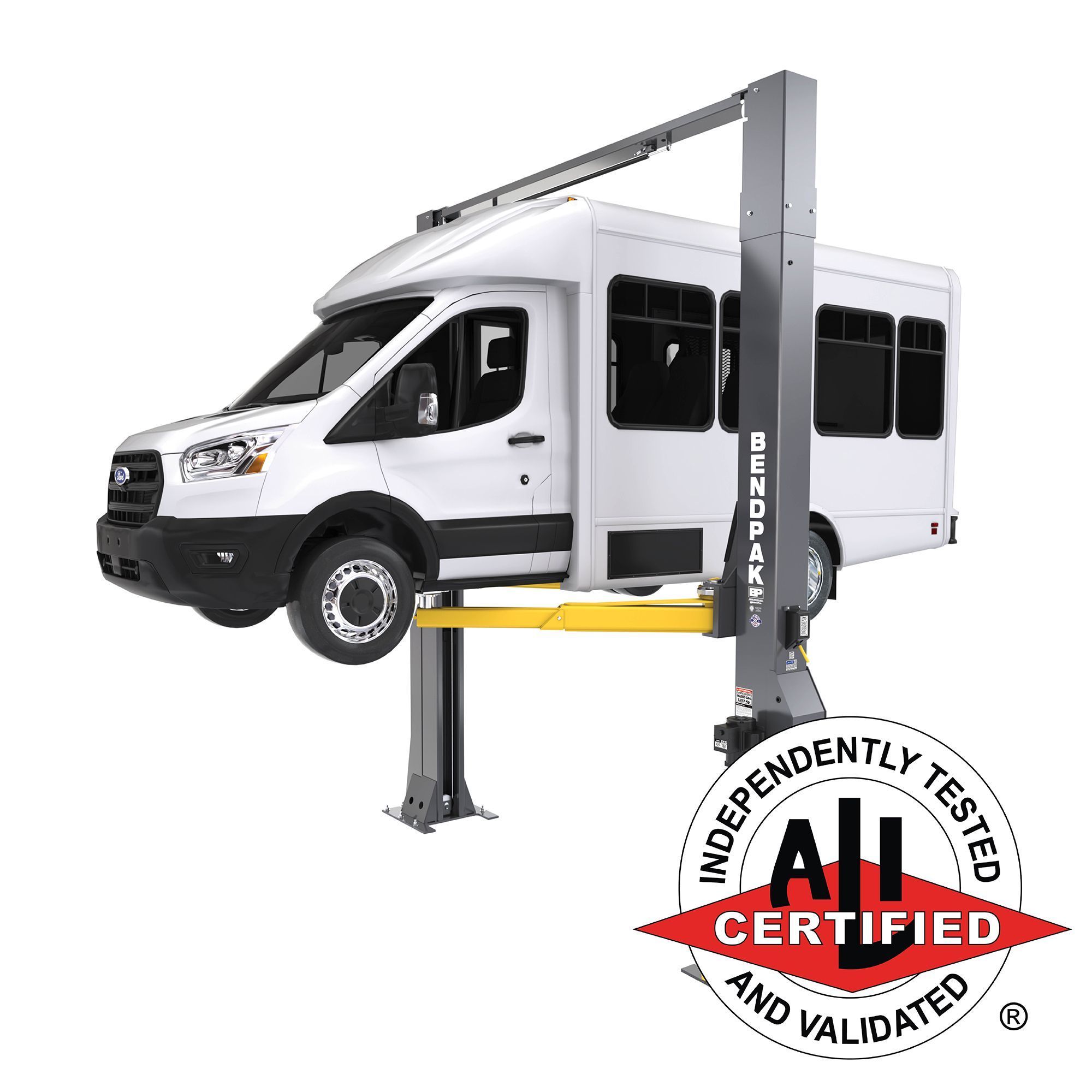 BendPak 16AP-192 Two-Post Lift 16,000-lbs - Capacity - Clearfloor