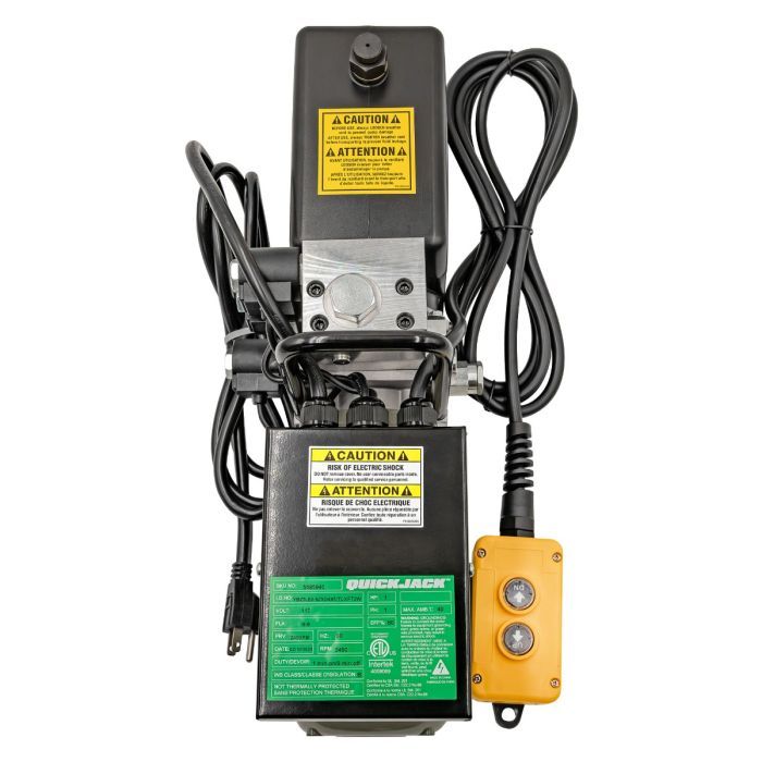 POWER UNIT; 110V AC, 60Hz, 1Ph, 0.5HP, 2400psi, 2.1L, DUAL 