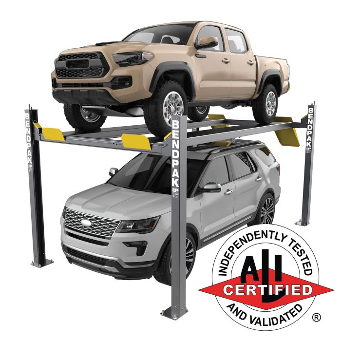 HD-9EWT Four-Post Lift - Extra Wide - Extra High Lift - 5175607