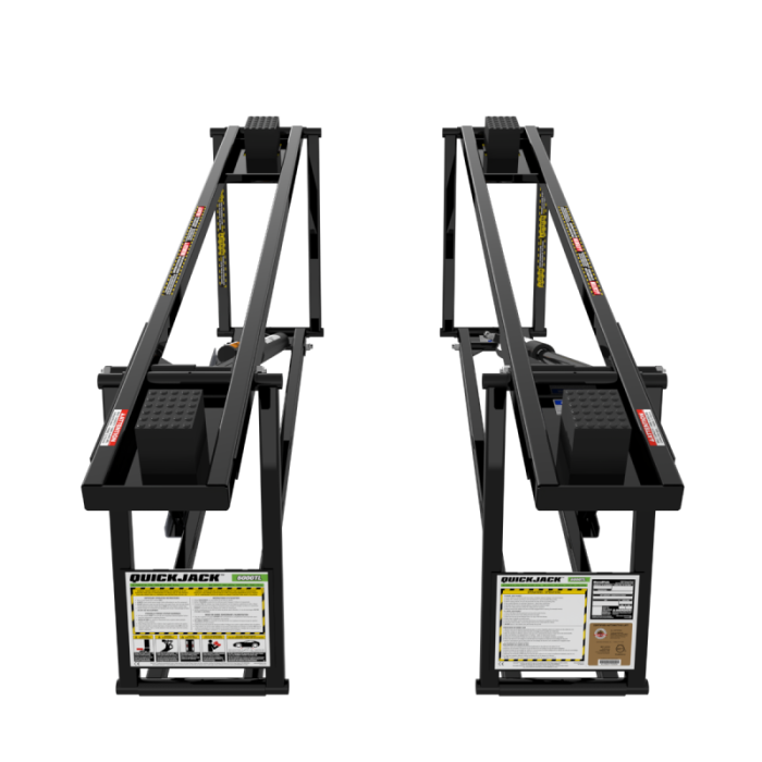QuickJack 6000TL Portable Car Lift Bundle - Includes Wall Hangers