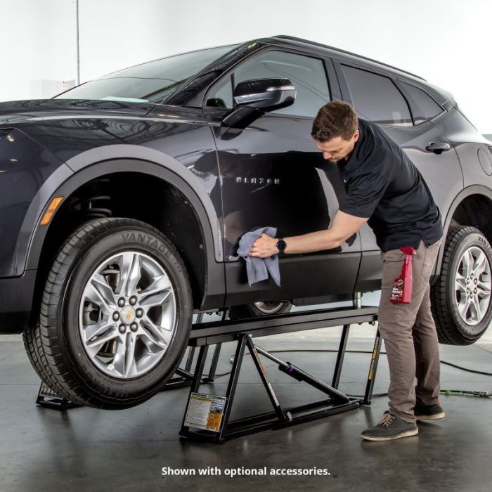 QuickJack 8000TL Portable Car Lift Bundle - Includes Wall Hangers