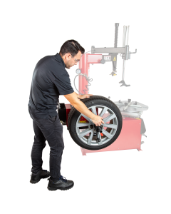 APEX AB24M manual wheel balancer with hand-spin operation and digital accuracy