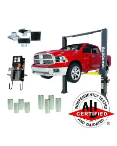 BendPak ALI Certified 10APX Pro Package includes 10APX, frame cradle pads, height adapters, and an air electric workstation - 5175648