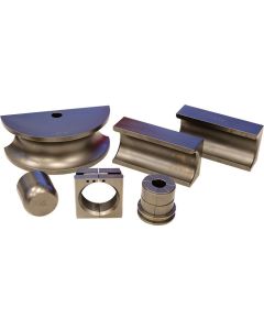 BendPak 5105570 complete pipe bender die set – full collection of BendPak pipe bending and expansion dies including radius dies plug dies and segmented cones for professional exhaust fabrication.