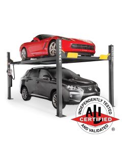 BendPak HD-9XW standard width, high-lift four-post lift 5175863 with 9,000-lbs. lifting capacity, ALI certified