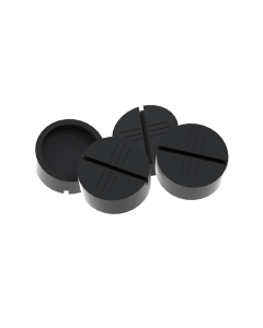 2-Post Slipover Pad / Round Pinch Weld Pad / Set of 4