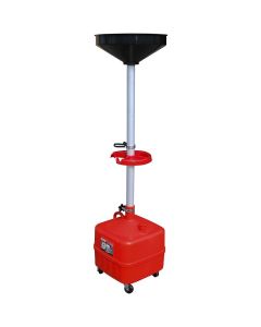 Ranger RD-9G 9-Gallon Oil Drain with adjustable funnel, rolling base, and telescoping drain tube 5150997