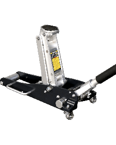 Ranger RFJ-4000AL 5150085 aluminum floor jack with long handle, low-profile design, and lightweight construction for garage or shop use.