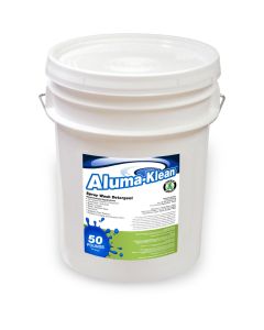 Ranger 5155100 Aluma-Kleen 50-lb spray wash detergent bucket formulated for use with Ranger parts washers to clean and degrease automotive and industrial components