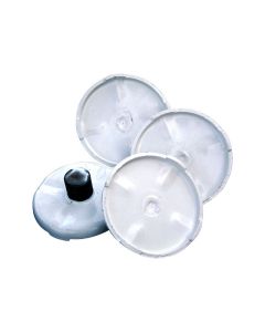 STEEL LIFT PAD - 35MM PIN; SET OF 4