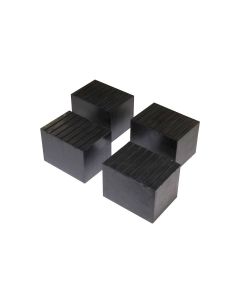 LOW RISE SCISSOR LIFT 75mm RUBBER PAD KIT, SET OF 4