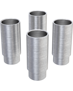 Extended-height 60mm lift pad adapters for two-post lifts