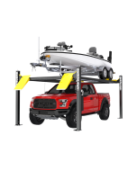BendPak HD-75BXT four-post boat lift 5175251 with 7,500 lb. capacity, front left view