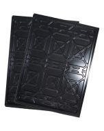 Optional center drip trays that fit between runways on a four post lift