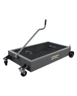 Ranger RD-15 Portable Oil Drain 15-Gallon Low-Profile Steel Pan with handle and rolling base 5150206