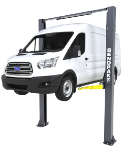 Equipped with the same lifting height and a towering 181” overhead beam, this lift is your answer for high-roof cargo vans.