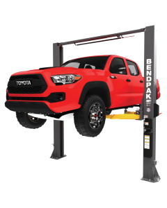 The 10AP boasts a 10,000 lb. capacity and can handle symmetric and asymmetric lifting thanks to the Bi-Metric swing arms. 