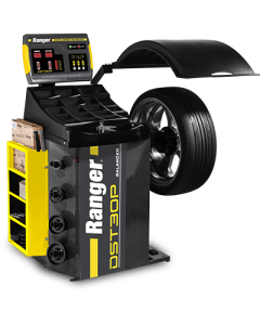 Balancing tire outlet machine