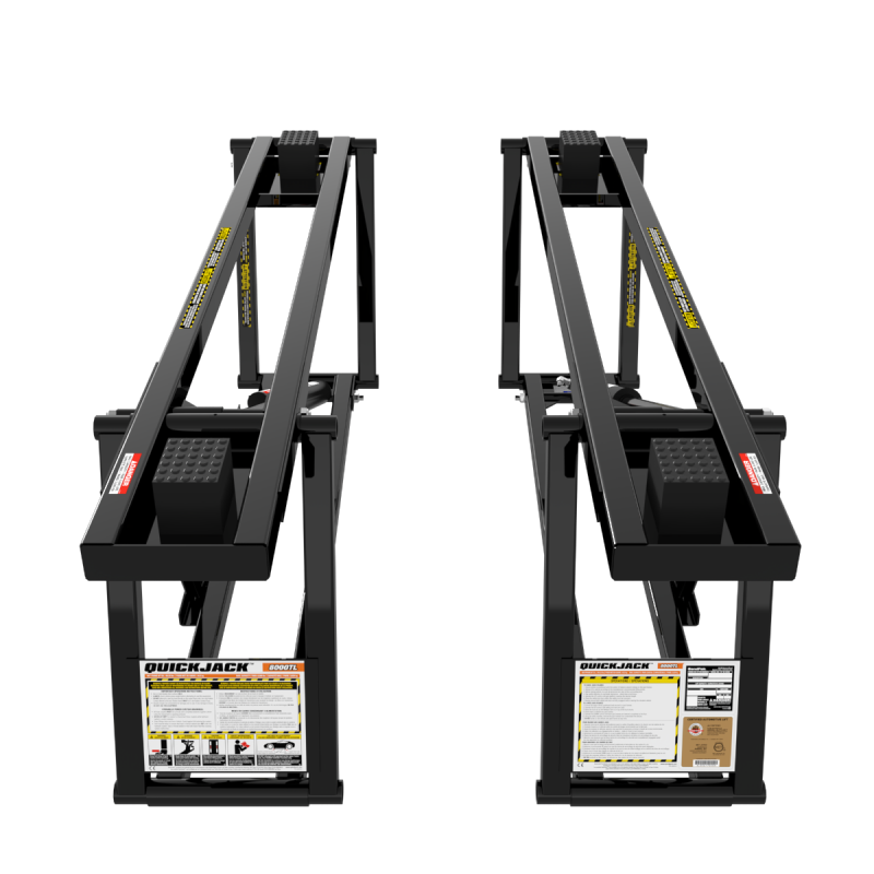 QuickJack 8000TL Portable Car Lift Bundle - Includes Wall Hangers