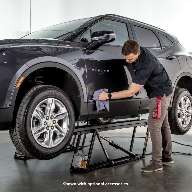 QuickJack 8000TL Portable Car Lift Bundle - Includes Wall Hangers