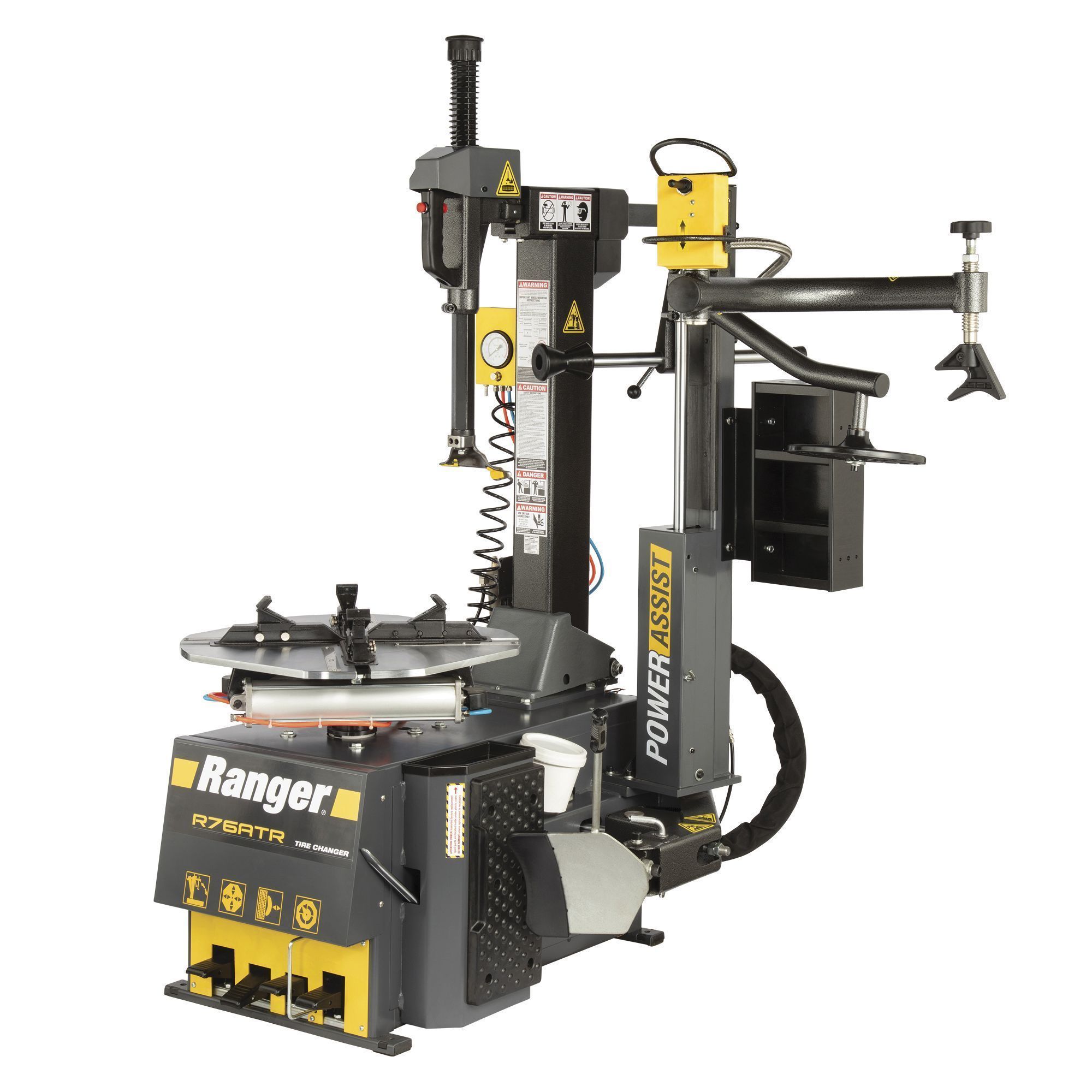 Ranger R76ATR Tire Changer with Tilt-Back and Single Assist Towers