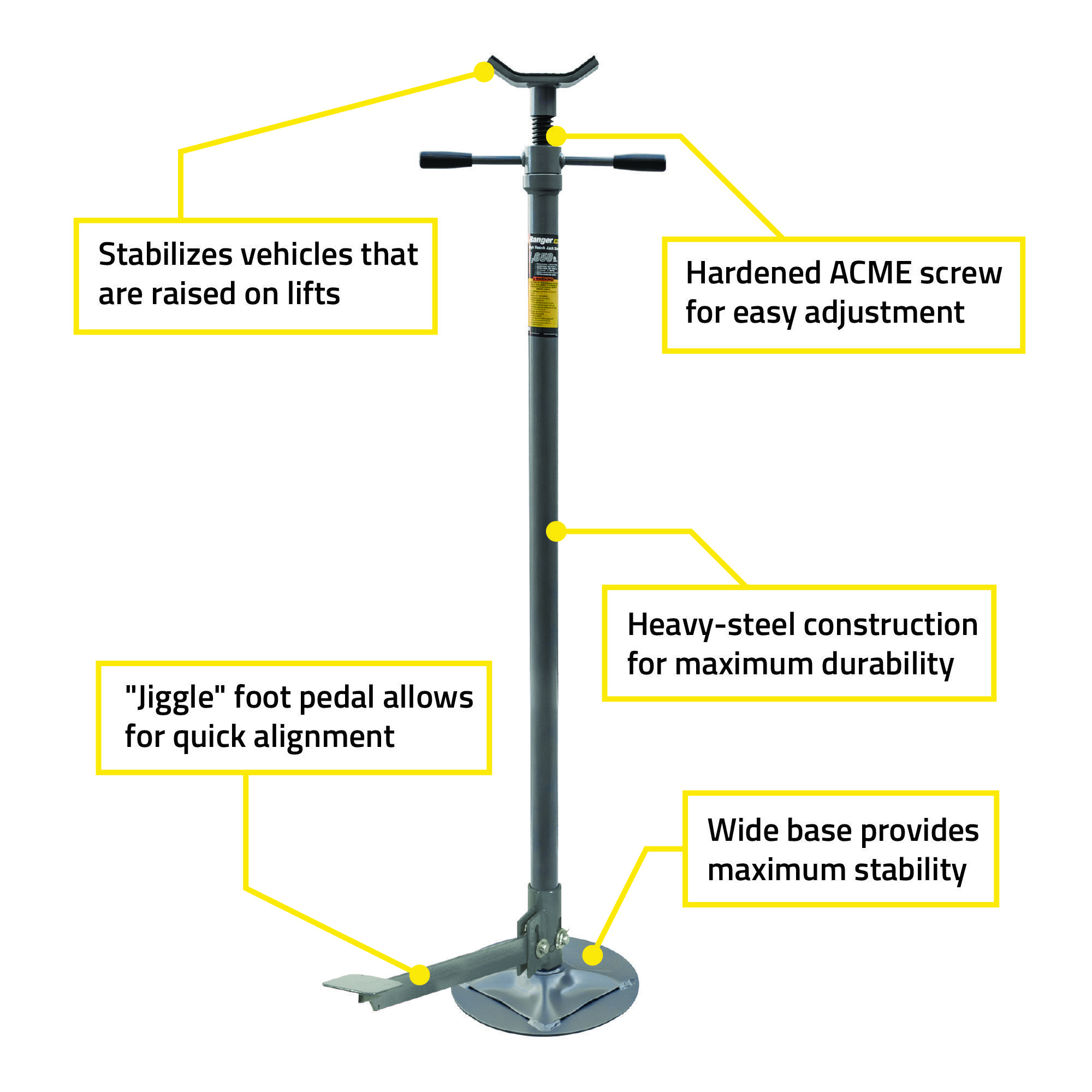 Ranger RJS-1TF High-Stand Jack Stand
