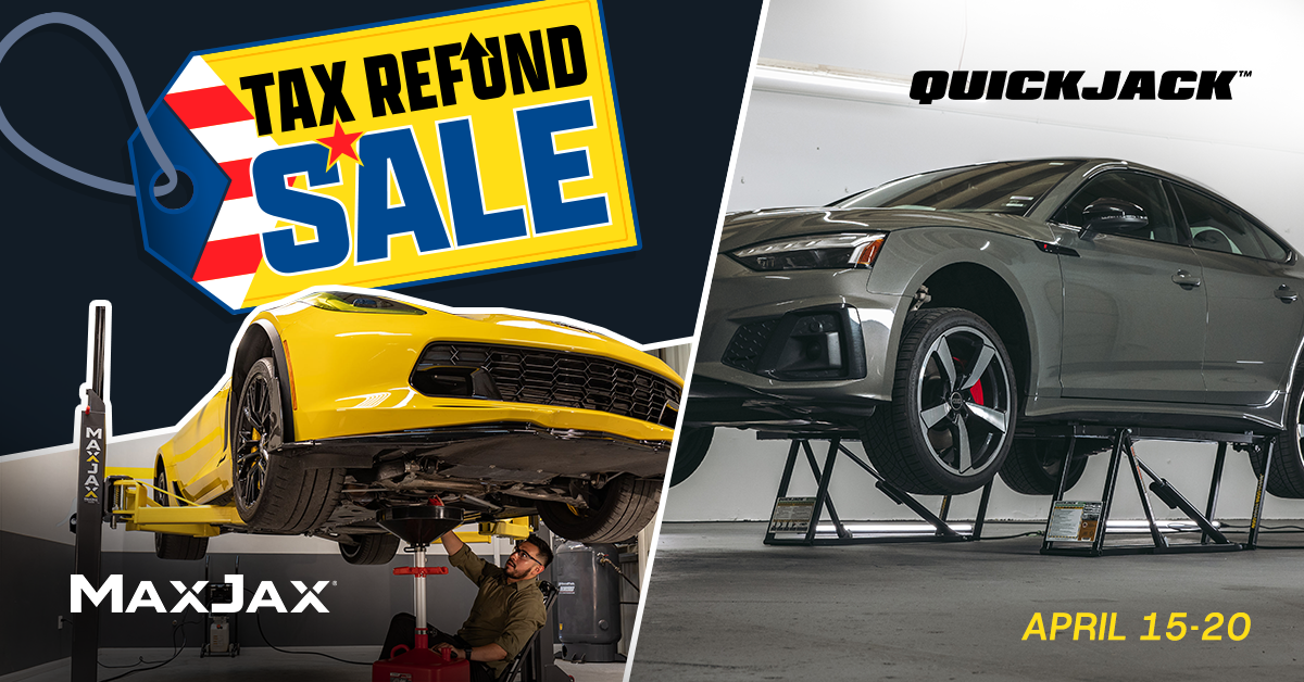 Tax Refund Sale QuickJack and MaxJax