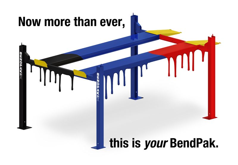 BendPaks Custom Car Lift Colors