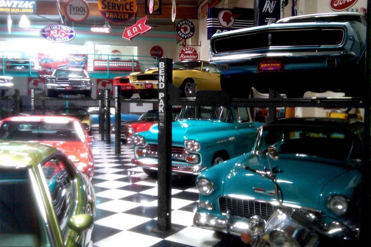 BendPak Four-Post Lifts at Surf City Garage