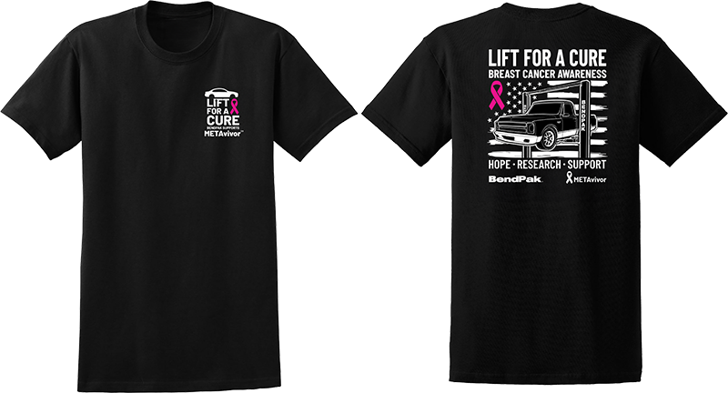 Lift for a Cure T-shirt in black