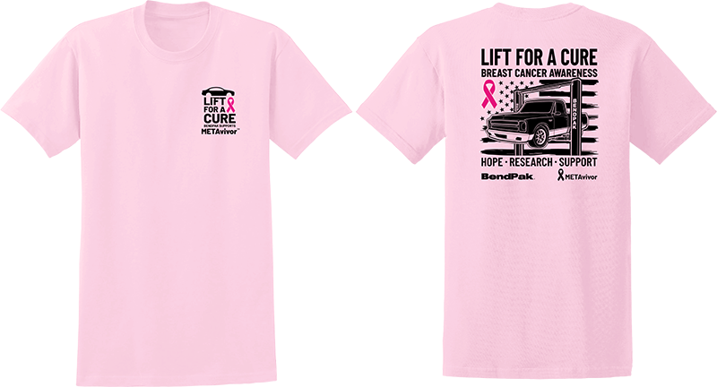 Lift for a Cure T-shirt in pink
