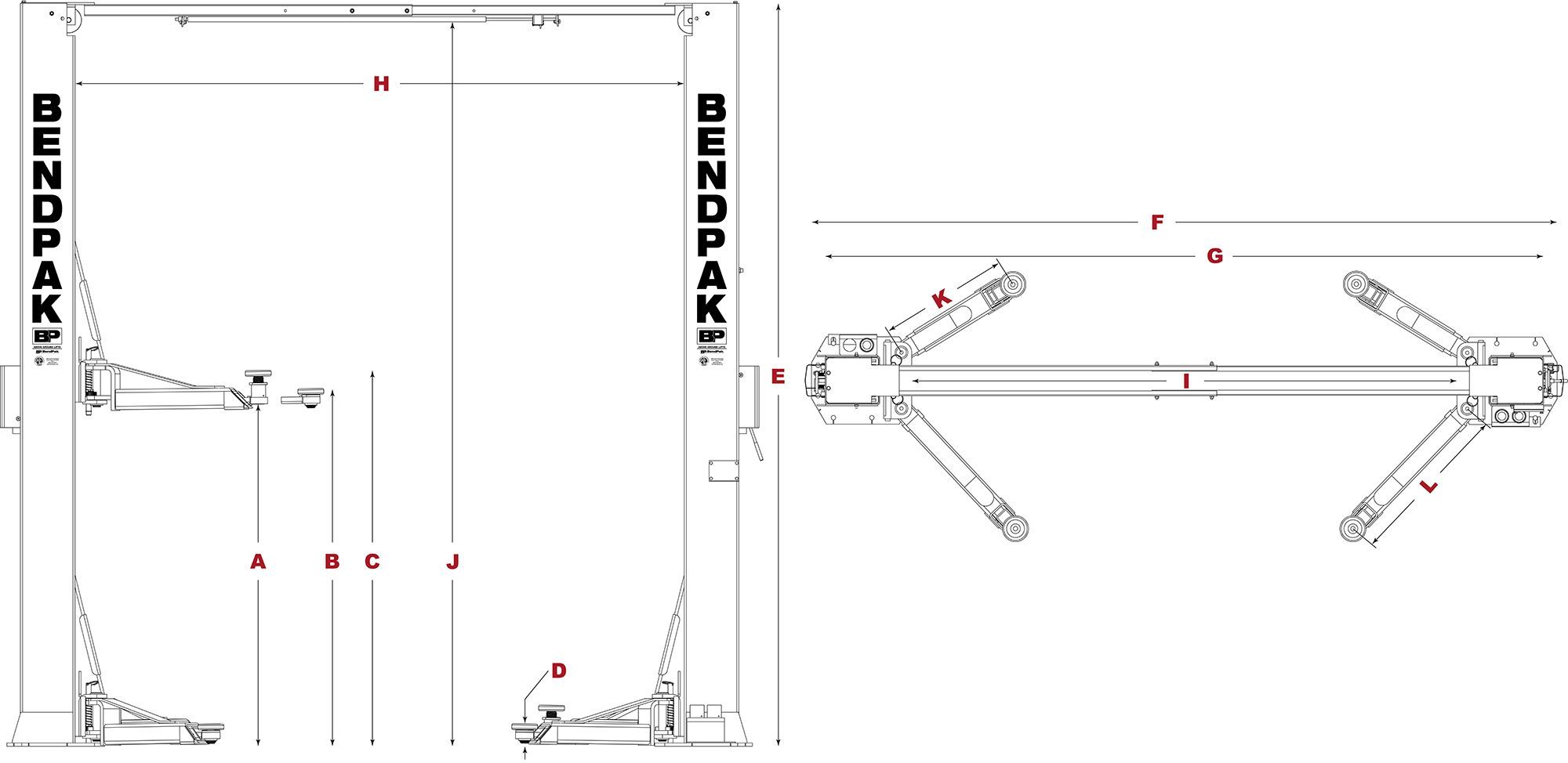 XPR-12CL-LTA Specs Diagram