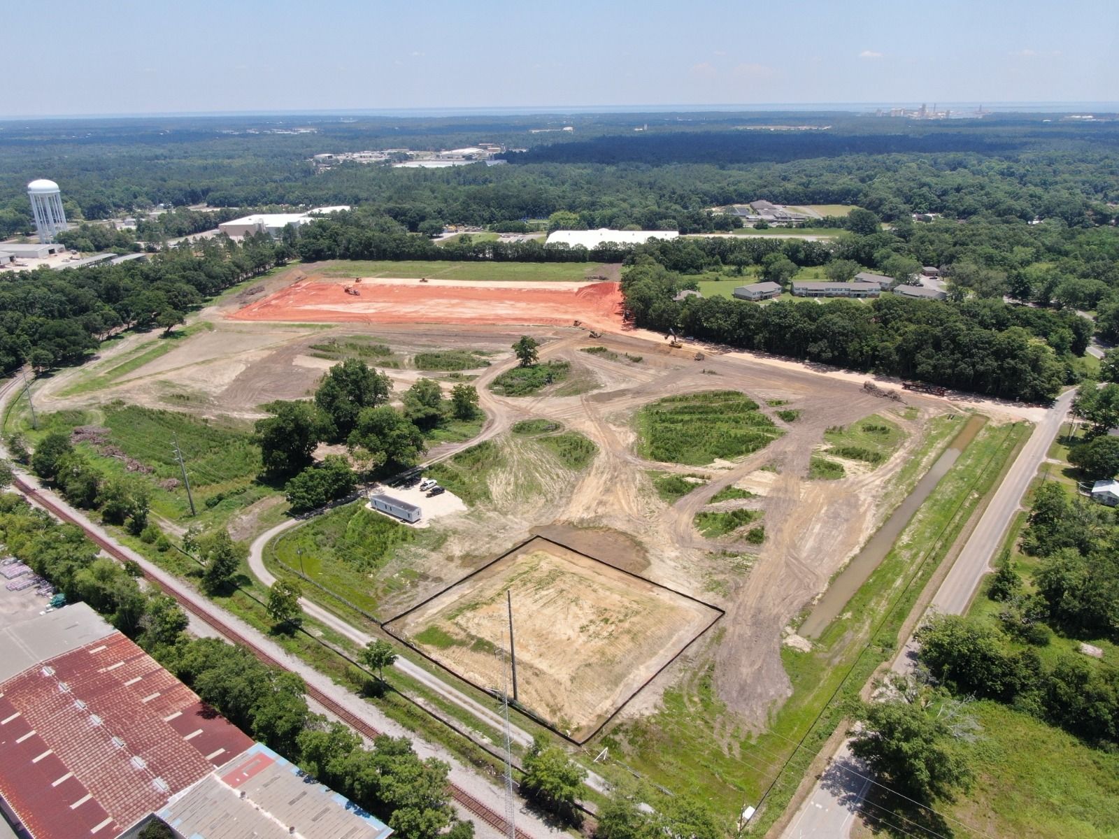 The future site of BendPak's new industrial complex. 