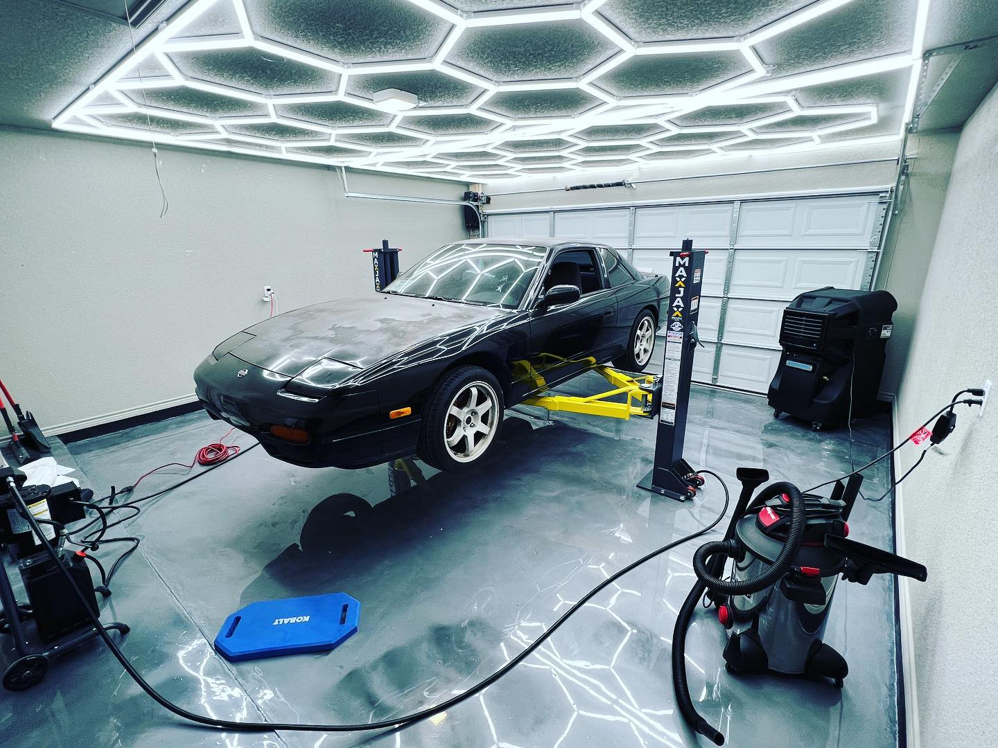 Get two-post lifting convenience with a portable lift.