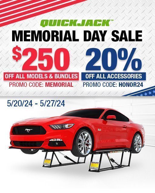 Save big on portable lifting this Memorial Day.