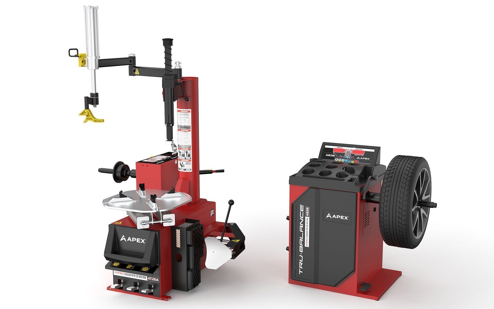 Apex Equipment Wheel Balancer and Tire Changer