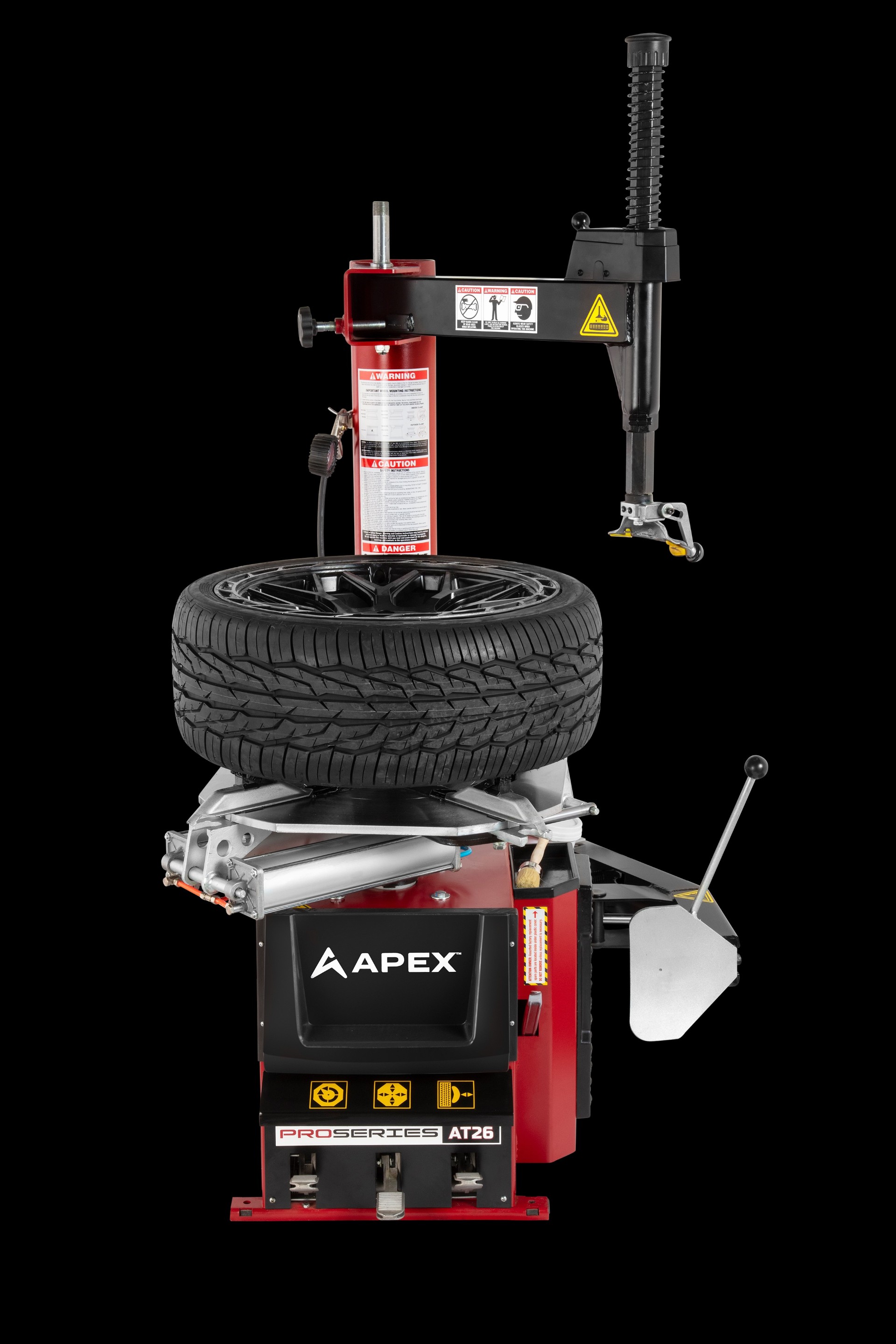 Built for reliable performance and everyday productivity, the APEX AT26 makes tire service fast and efficient.
