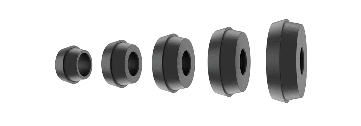 Full collet package for DST30PX wheel balancer covering multiple OEM and aftermarket wheel sizes