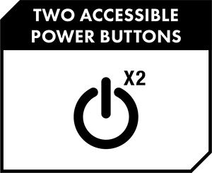 Two accessible power buttons