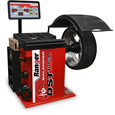 DST642D Wheel Balancer / 2D Quick-Touch™ / Drive-Check™ / 36 mm Shaft