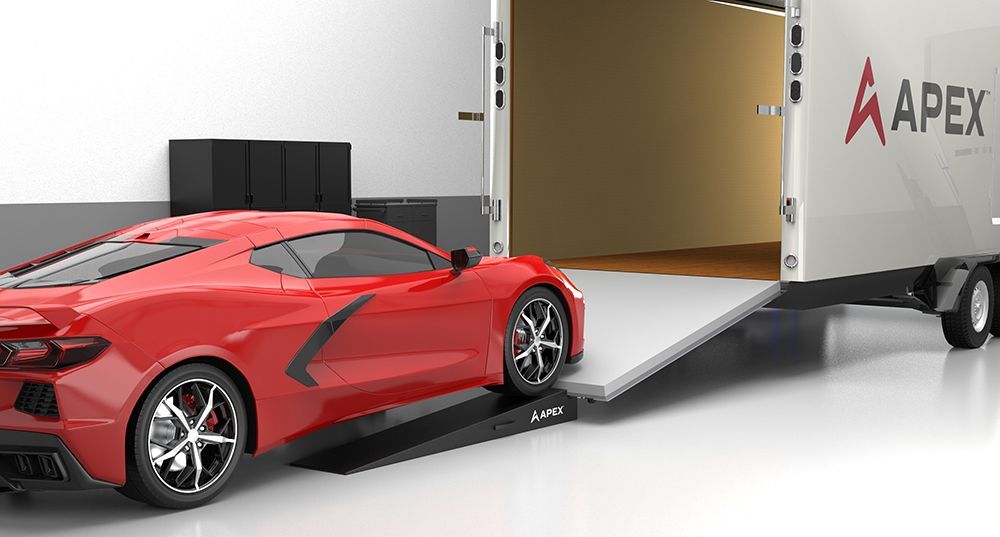 72 inch Lightweight Foam Trailer Ramp Kit from APEX