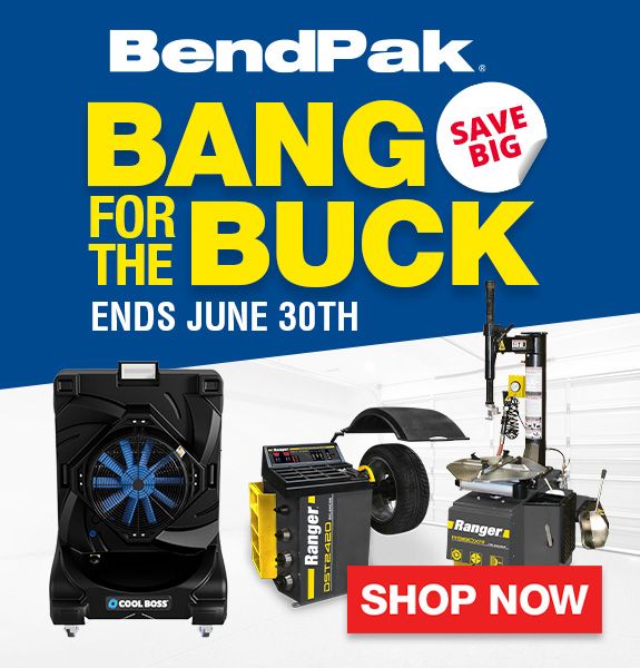 BendPak's Bang For The Buck Sale is Going on Now 