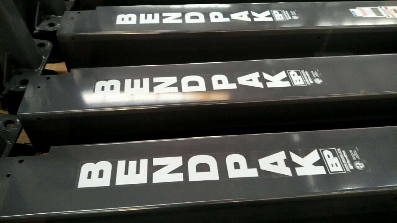BendPak branded car lifts