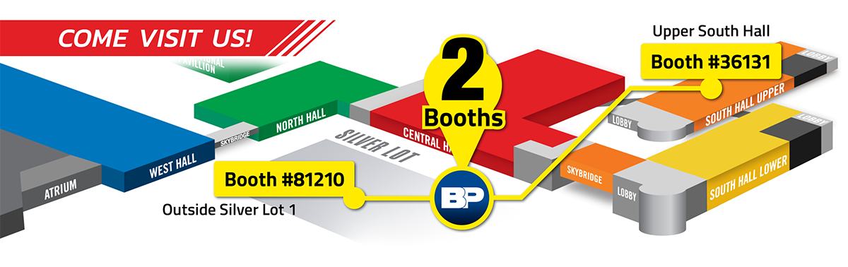 BendPak SEMA Show Map 2025