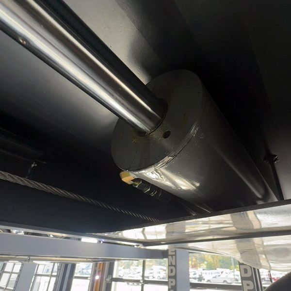 Hydraulic fluid leaking from cylinder