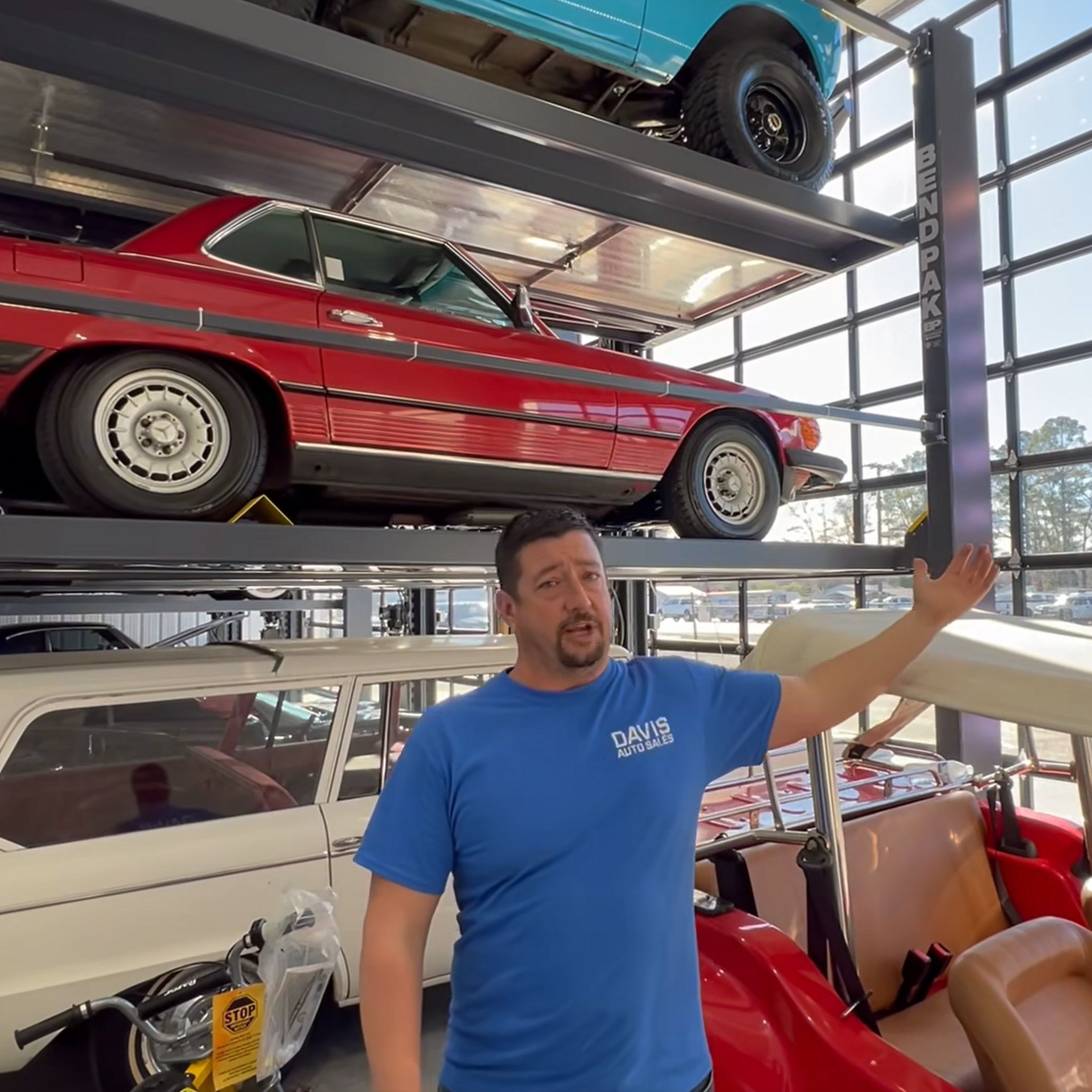 Davis Drives on YouTube is a longstanding customer of BendPak